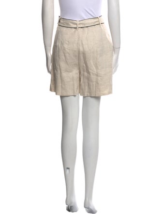 Staud Linen Mini Shorts