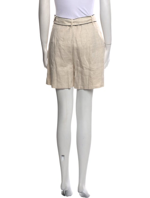 Staud Linen Mini Shorts