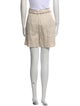 Staud Linen Mini Shorts