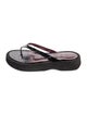 Staud Leather Flip Flops