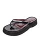 Staud Leather Flip Flops