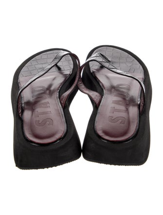 Staud Leather Flip Flops