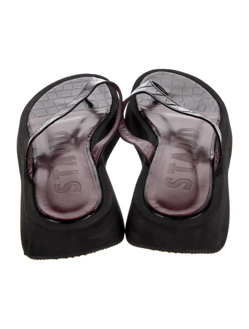 Staud Leather Flip Flops