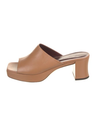 Staud Leather Slides