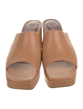 Staud Leather Slides