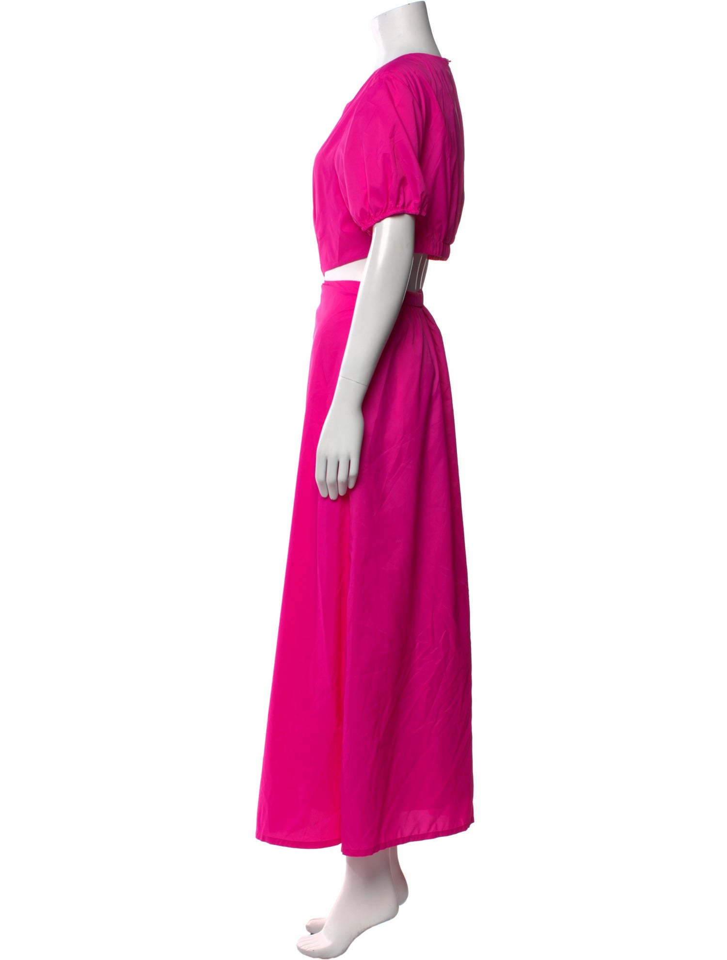 Staud Crew Neck Midi Length Dress