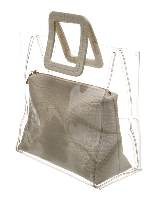 Staud PVC Top Handle Bag