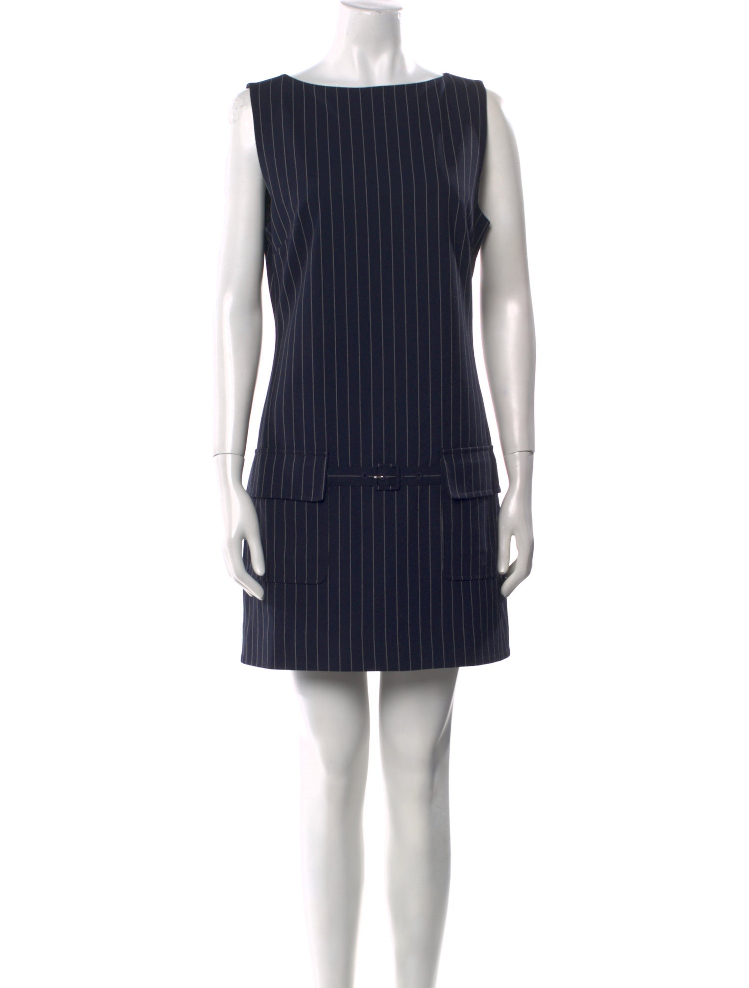 Staud Striped Mini Dress