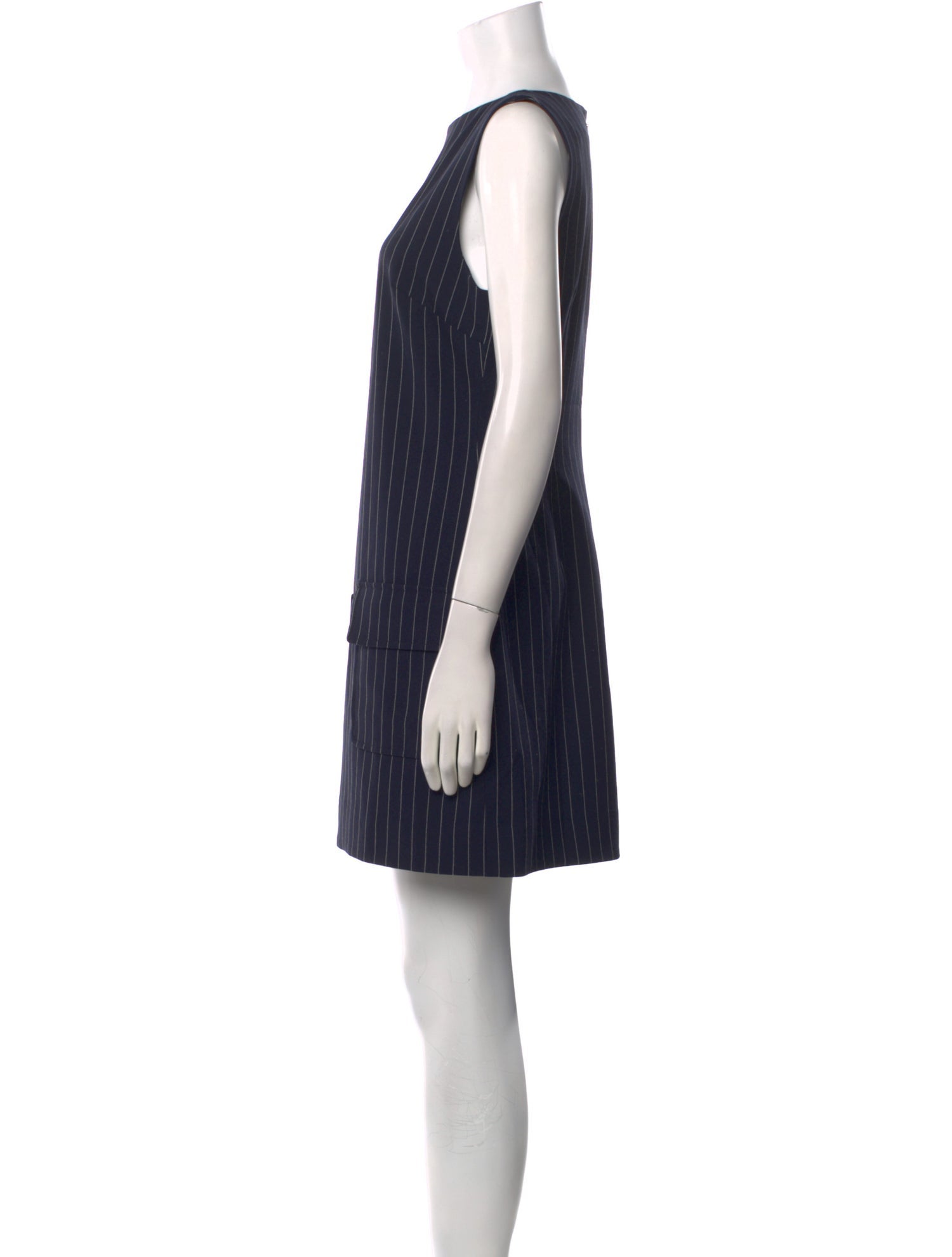 Staud Striped Mini Dress