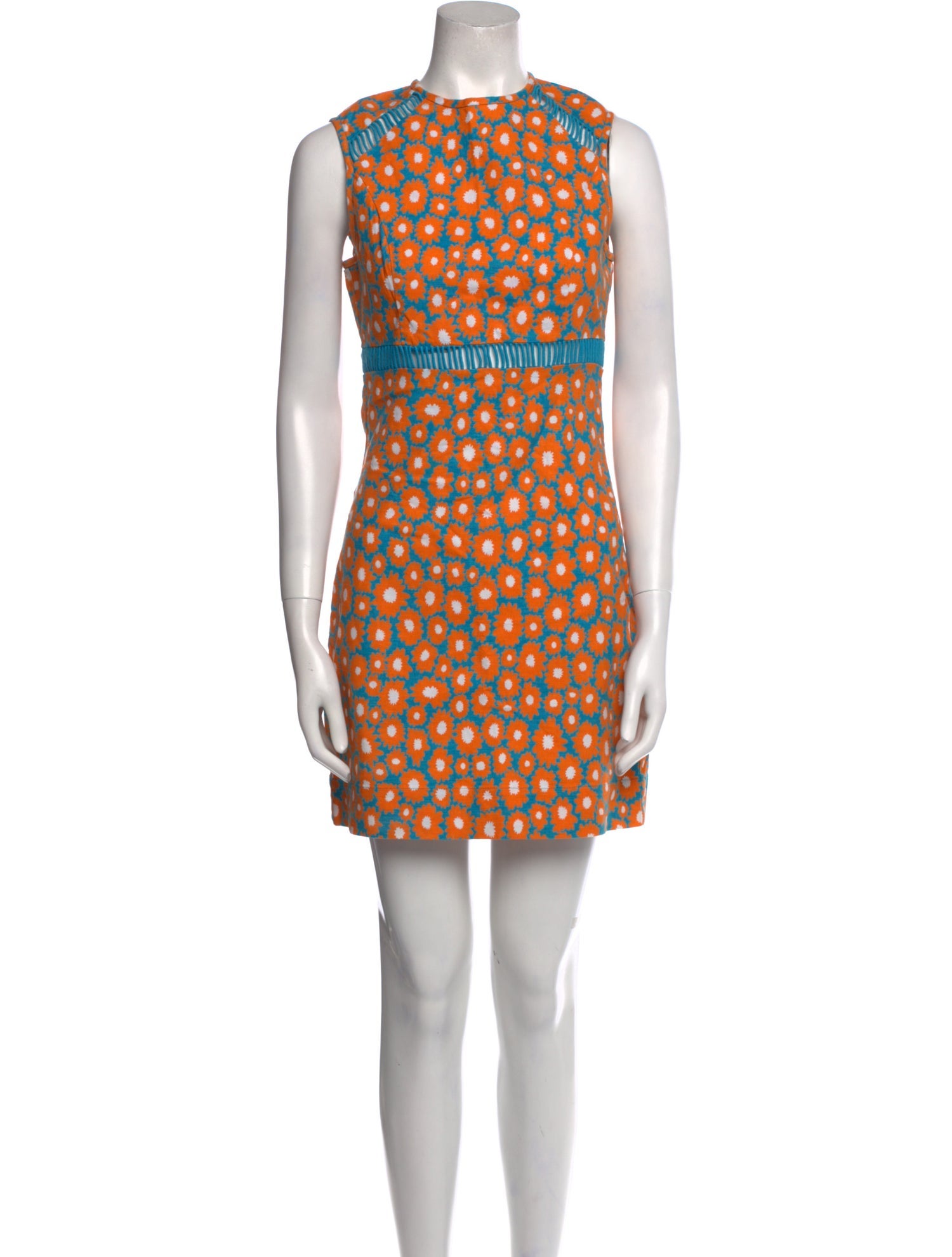 Staud Printed Mini Dress