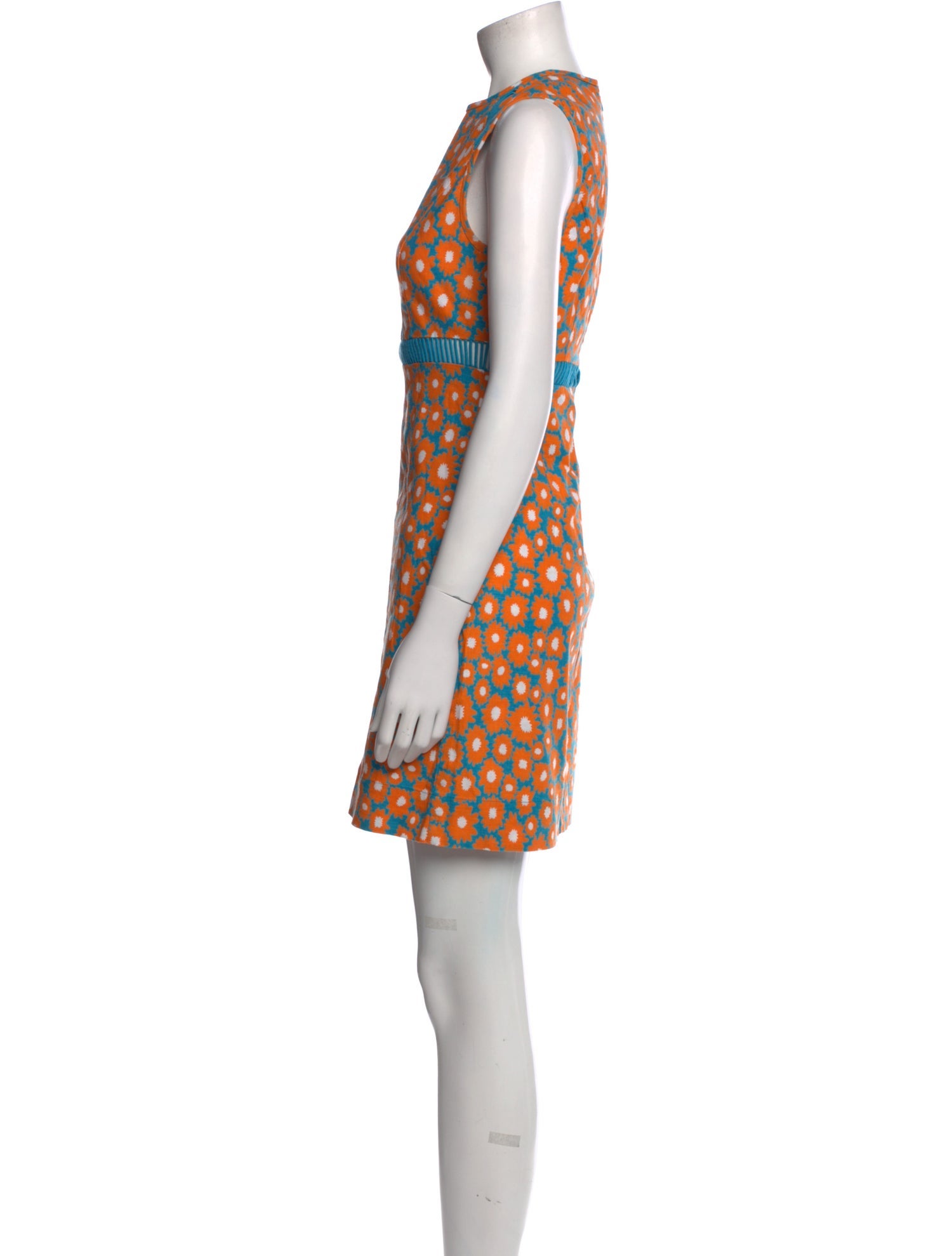 Staud Printed Mini Dress