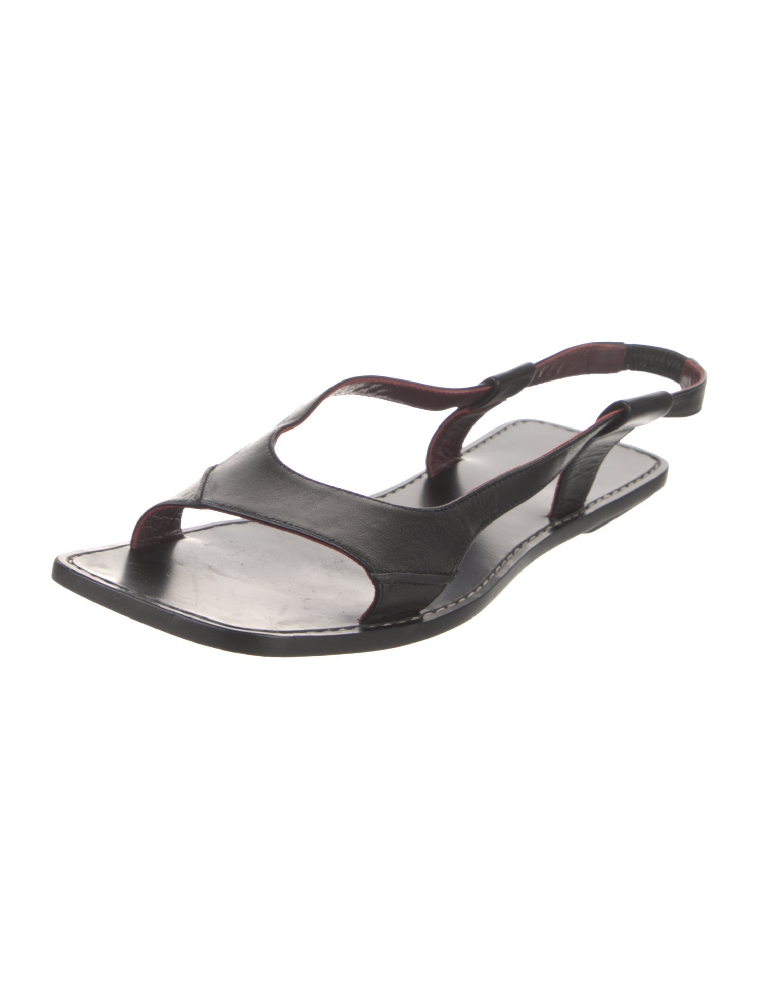 Staud Leather Slingback Sandals