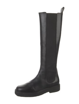 Staud Leather Rain Boots