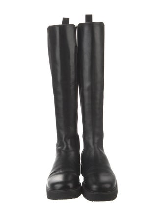 Staud Leather Rain Boots