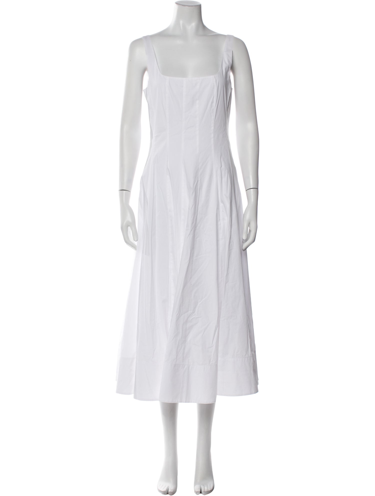 Staud Square Neckline Long Dress