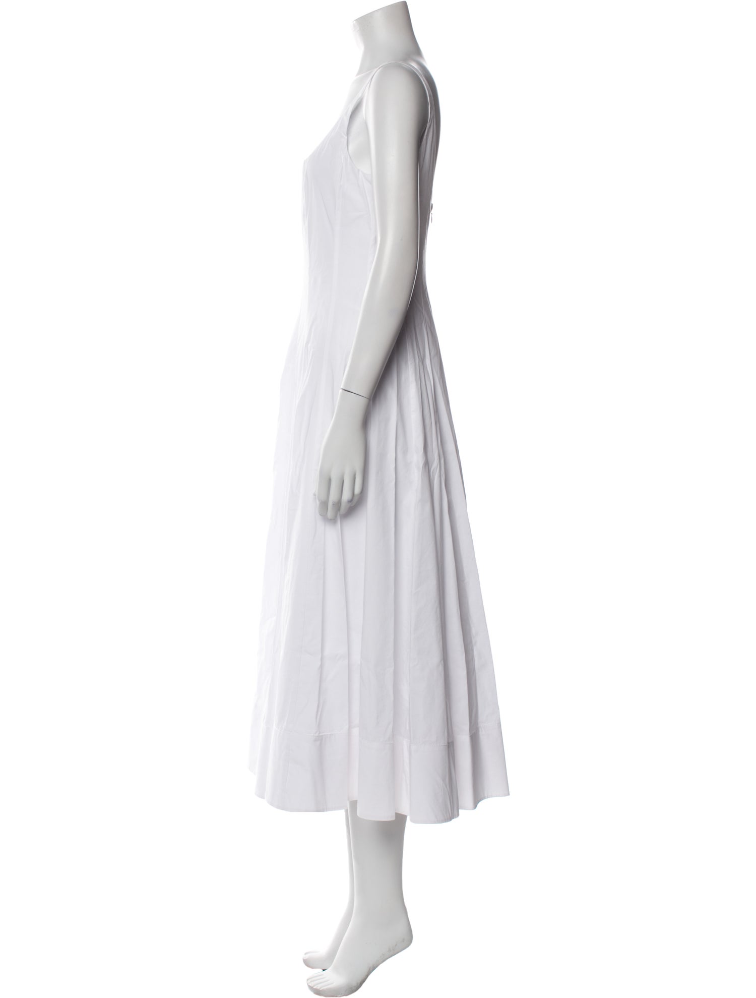 Staud Square Neckline Long Dress