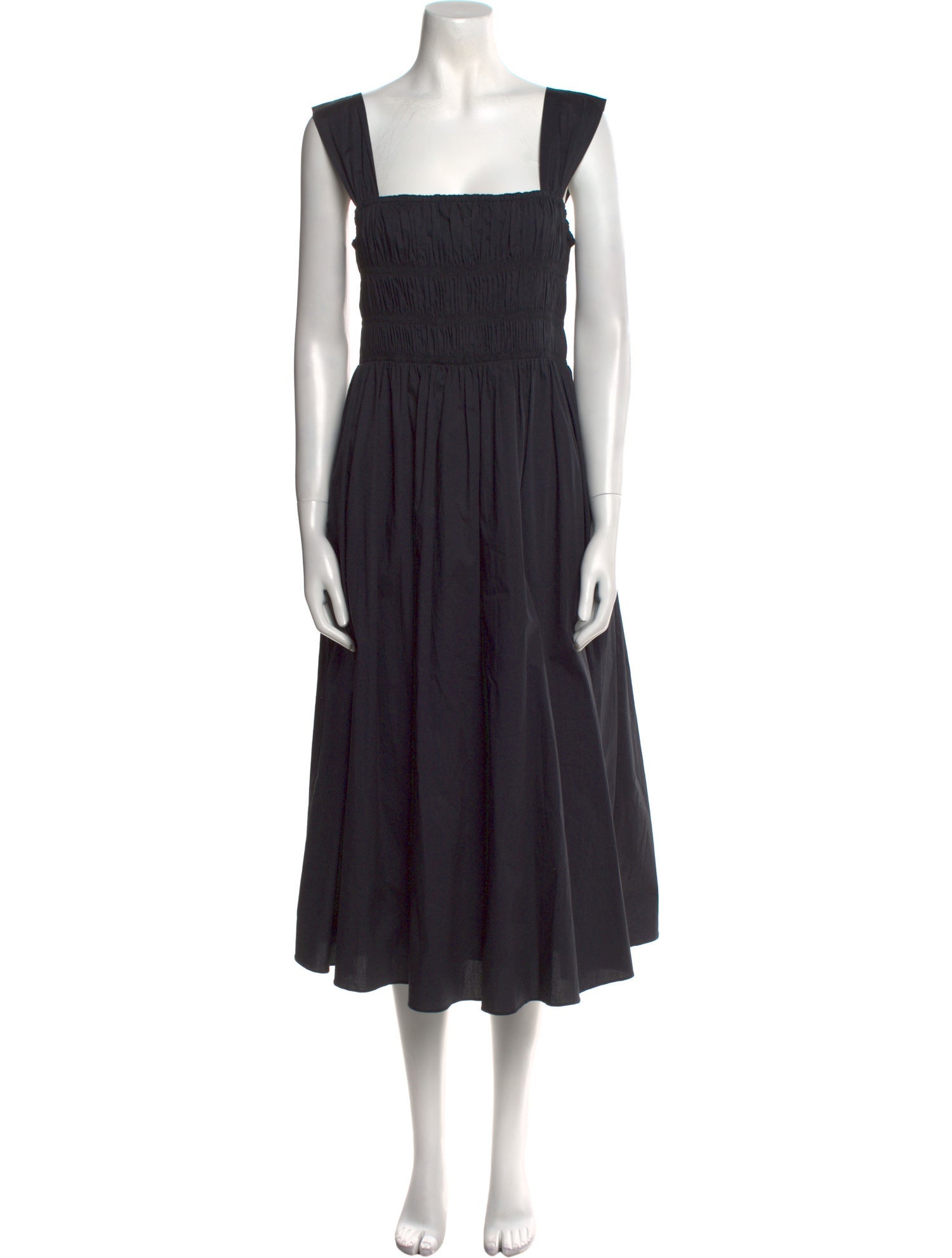 Staud Square Neckline Long Dress