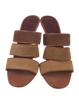 Staud Suede Slides