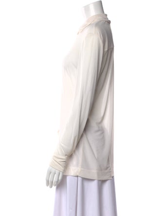 Staud Long Sleeve Button-Up Top