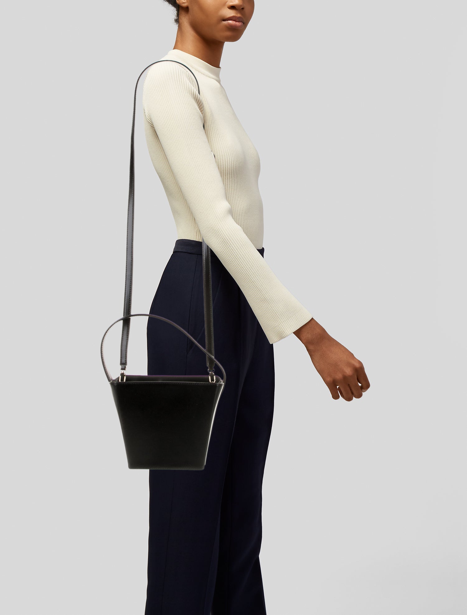 Staud Leather Bucket Bag