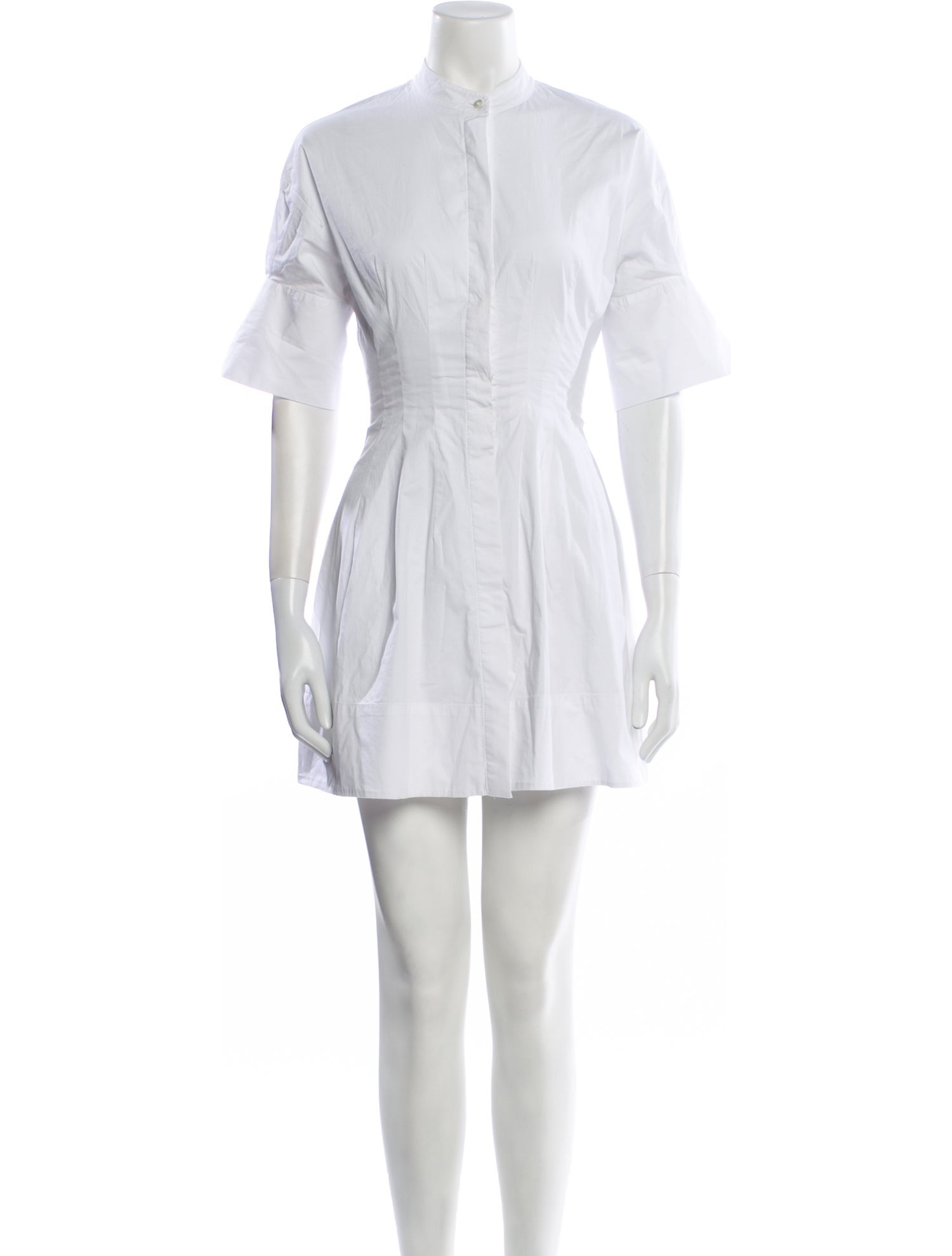 Staud Mock Neck Mini Dress