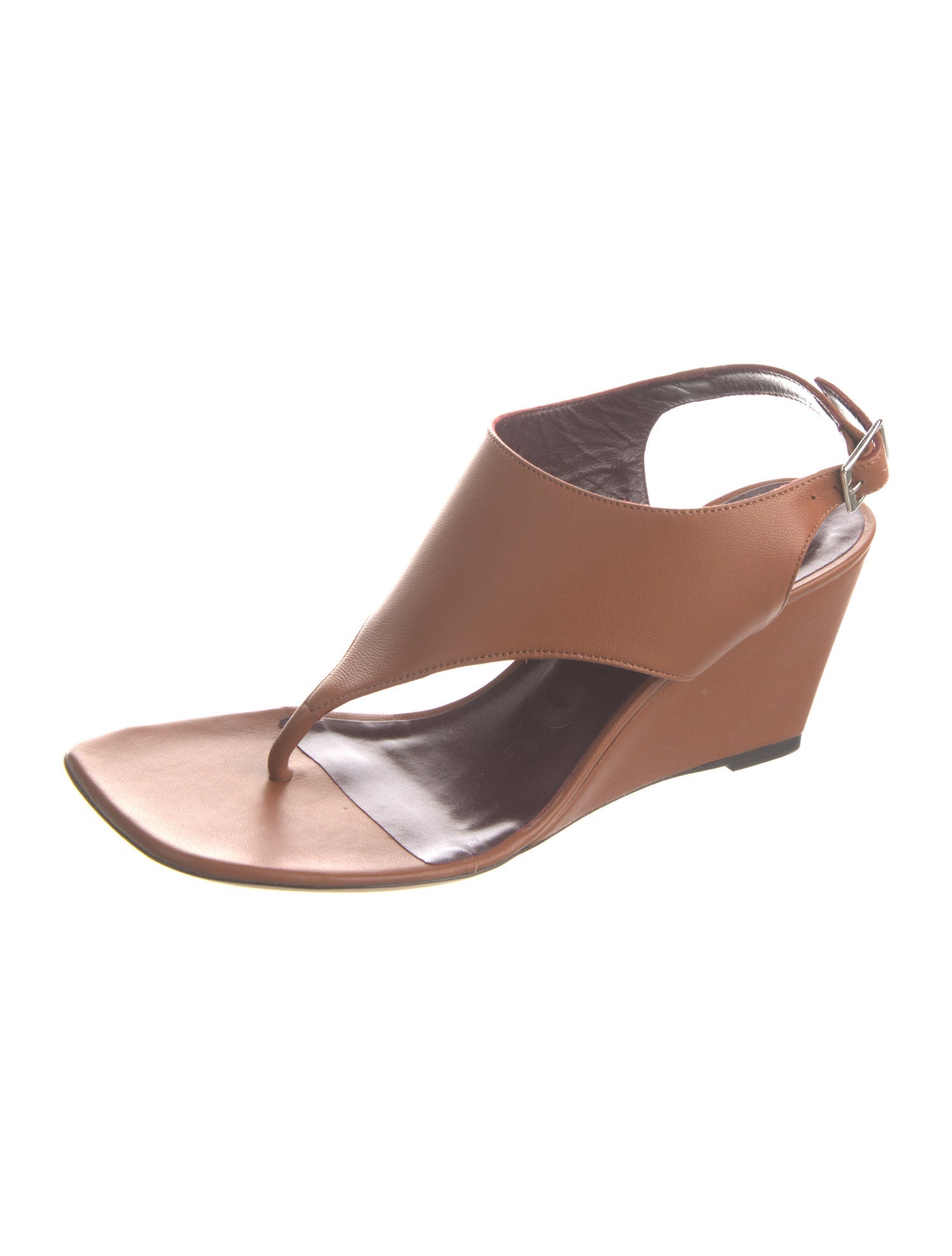 Staud Leather T-Strap Sandals w/ Tags