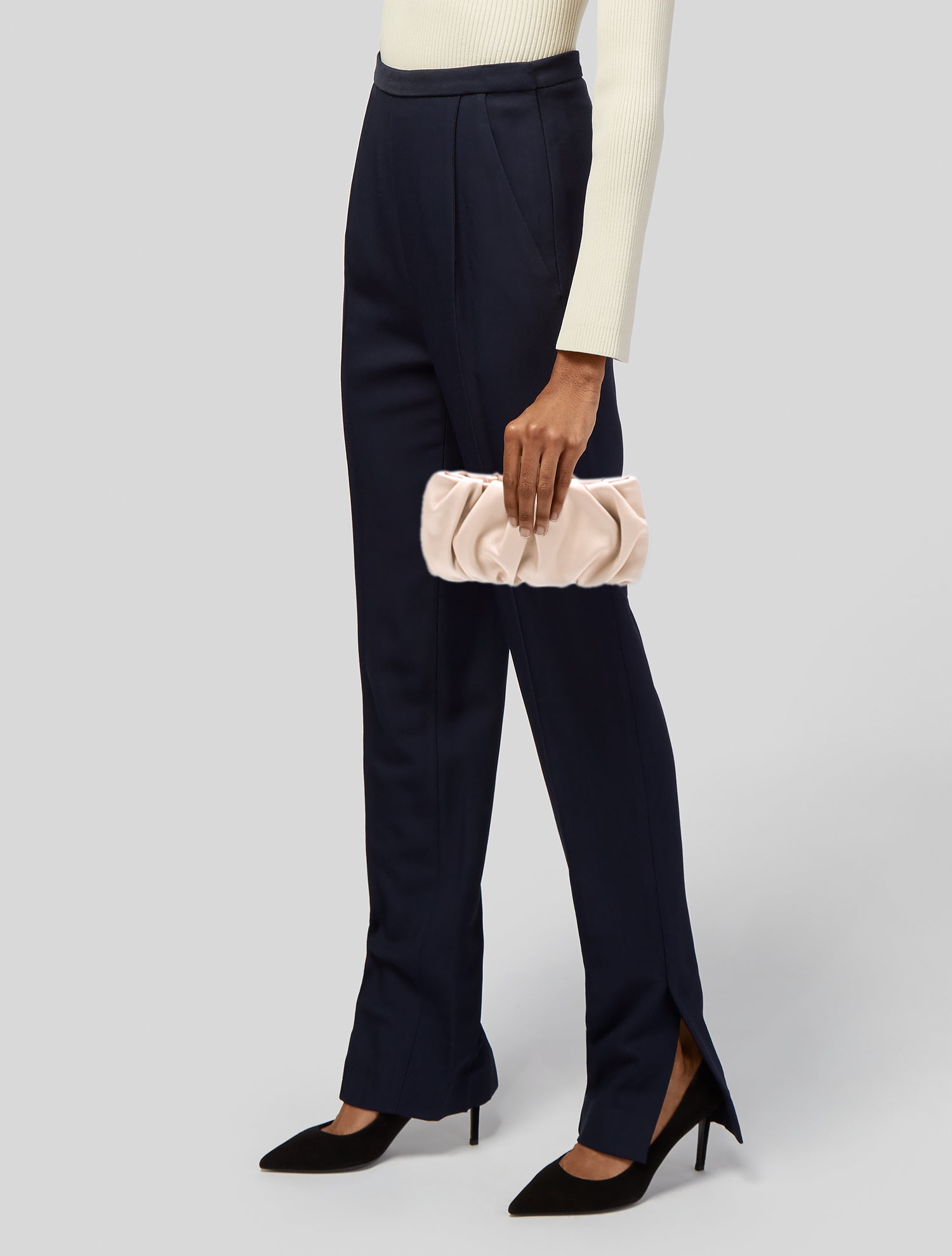 Staud Leather Clutch w/ Tags