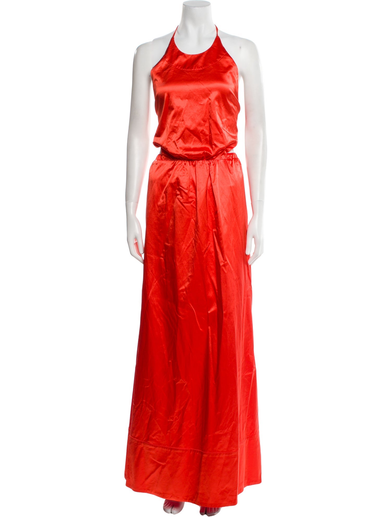 Staud Halterneck Long Dress w/ Tags