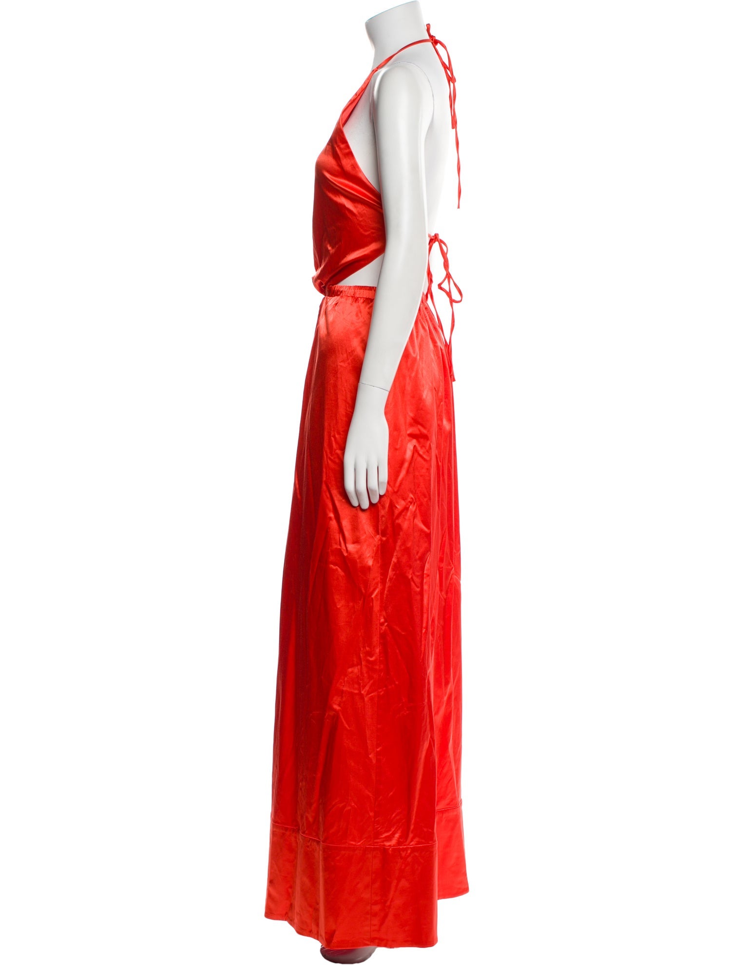 Staud Halterneck Long Dress w/ Tags