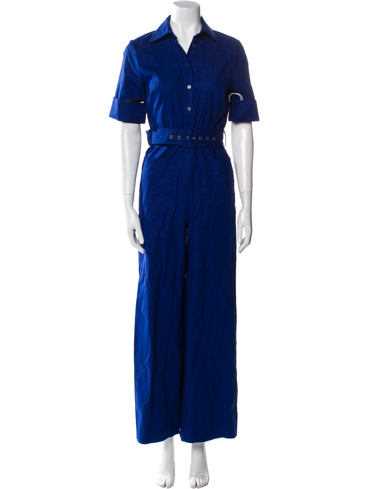 Staud Linen Jumpsuit