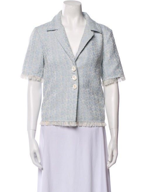 Staud Tweed Pattern Blazer