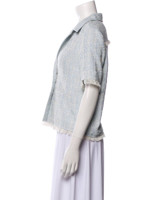 Staud Tweed Pattern Blazer