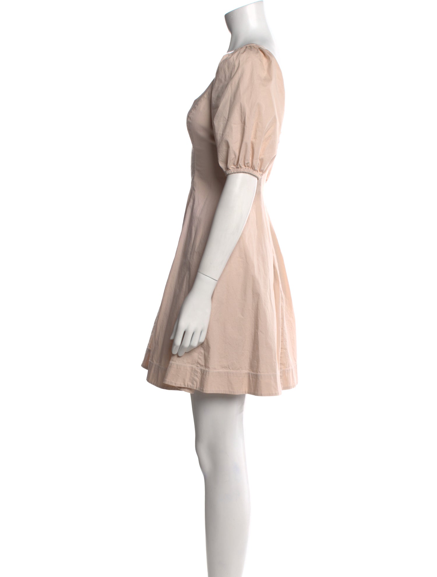 Staud Square Neckline Mini Dress