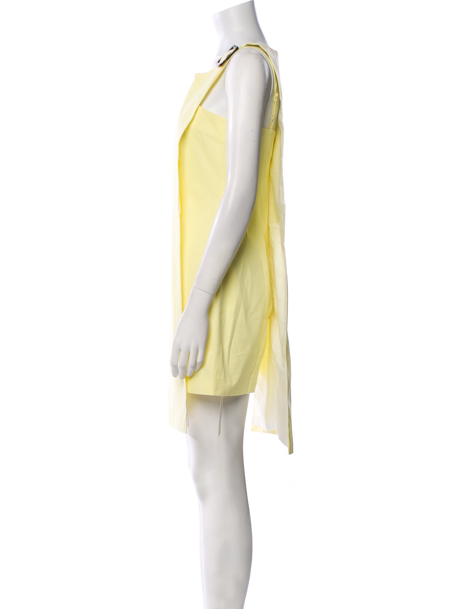 Staud Square Neckline Mini Dress