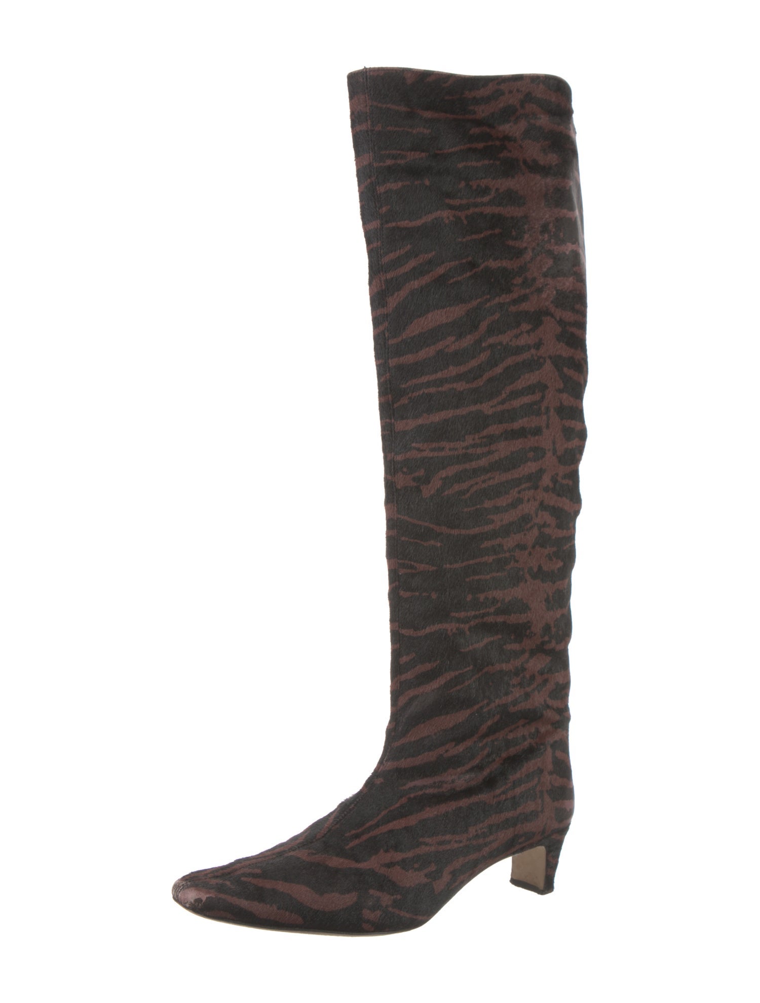 Staud Ponyhair Animal Print Boots