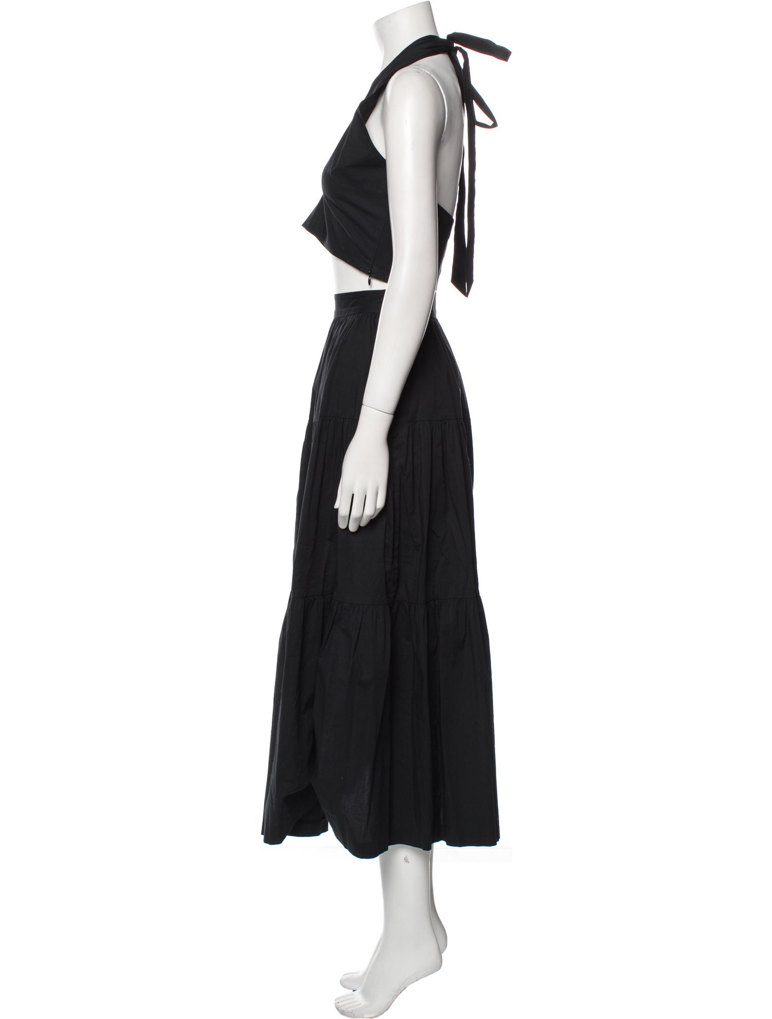 Staud Ruffle Embellishment Skirt Set