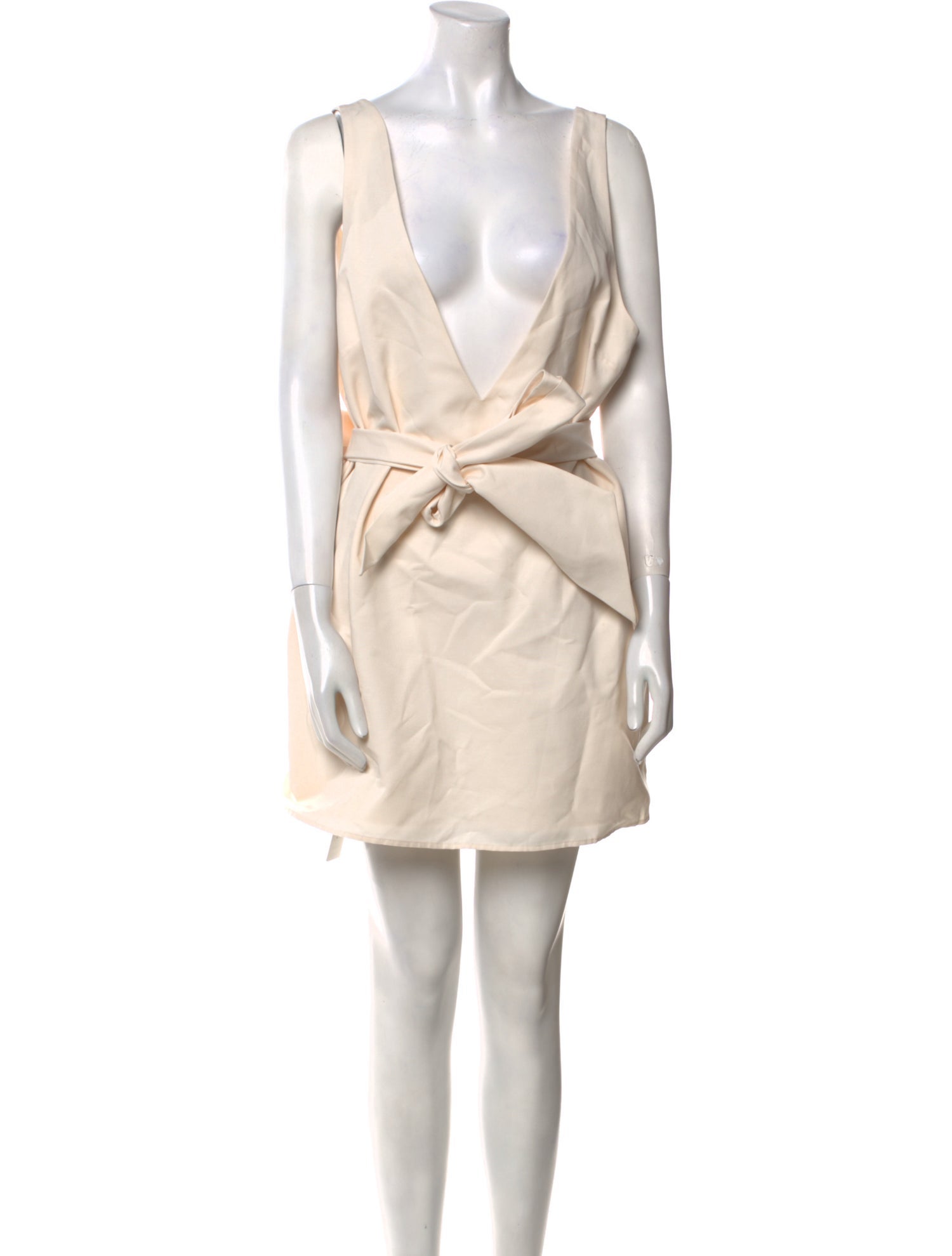 Staud V-Neck Mini Dress