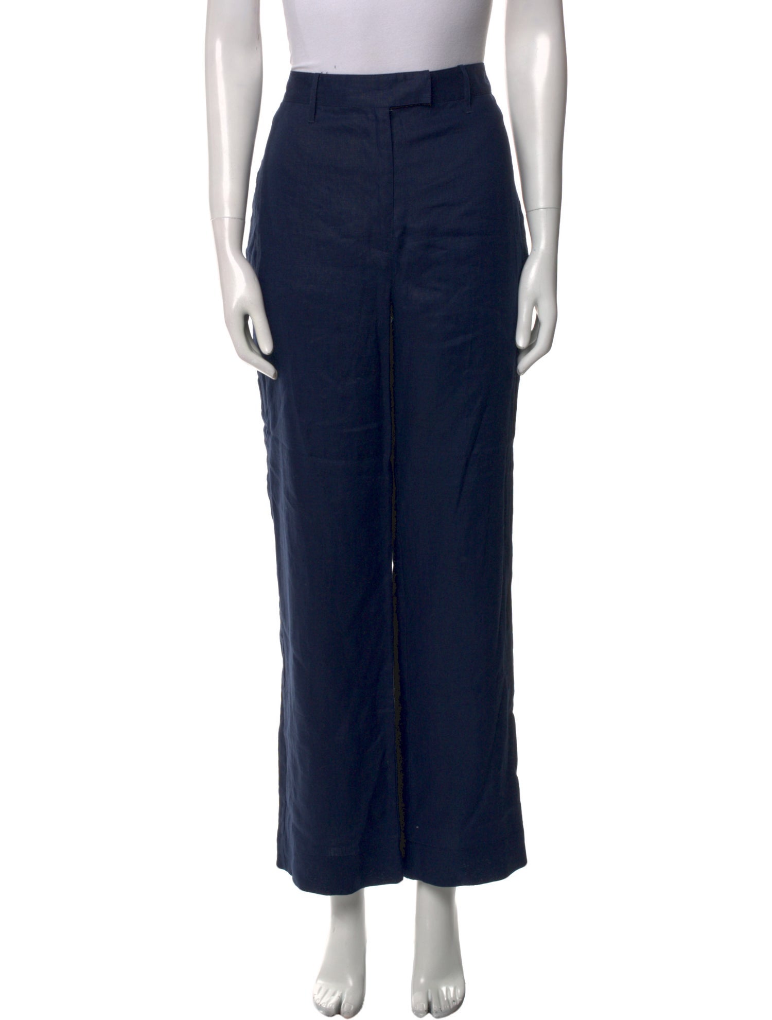 Staud Linen Wide Leg Pants