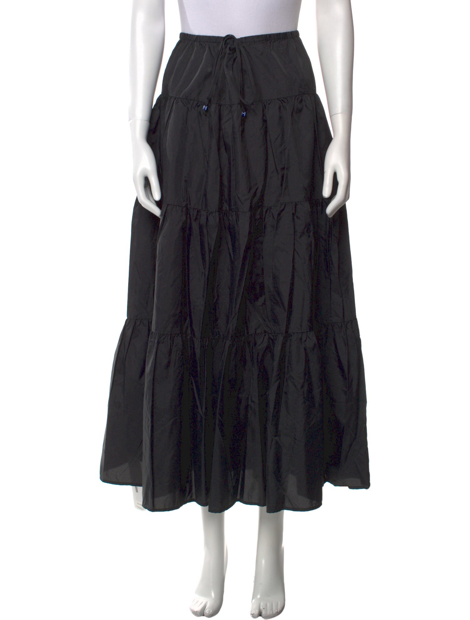 Staud Nylon Midi Length Skirt