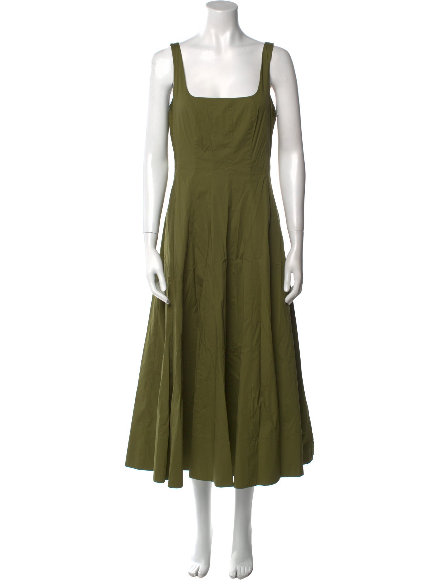 Staud Square Neckline Long Dress w/ Tags