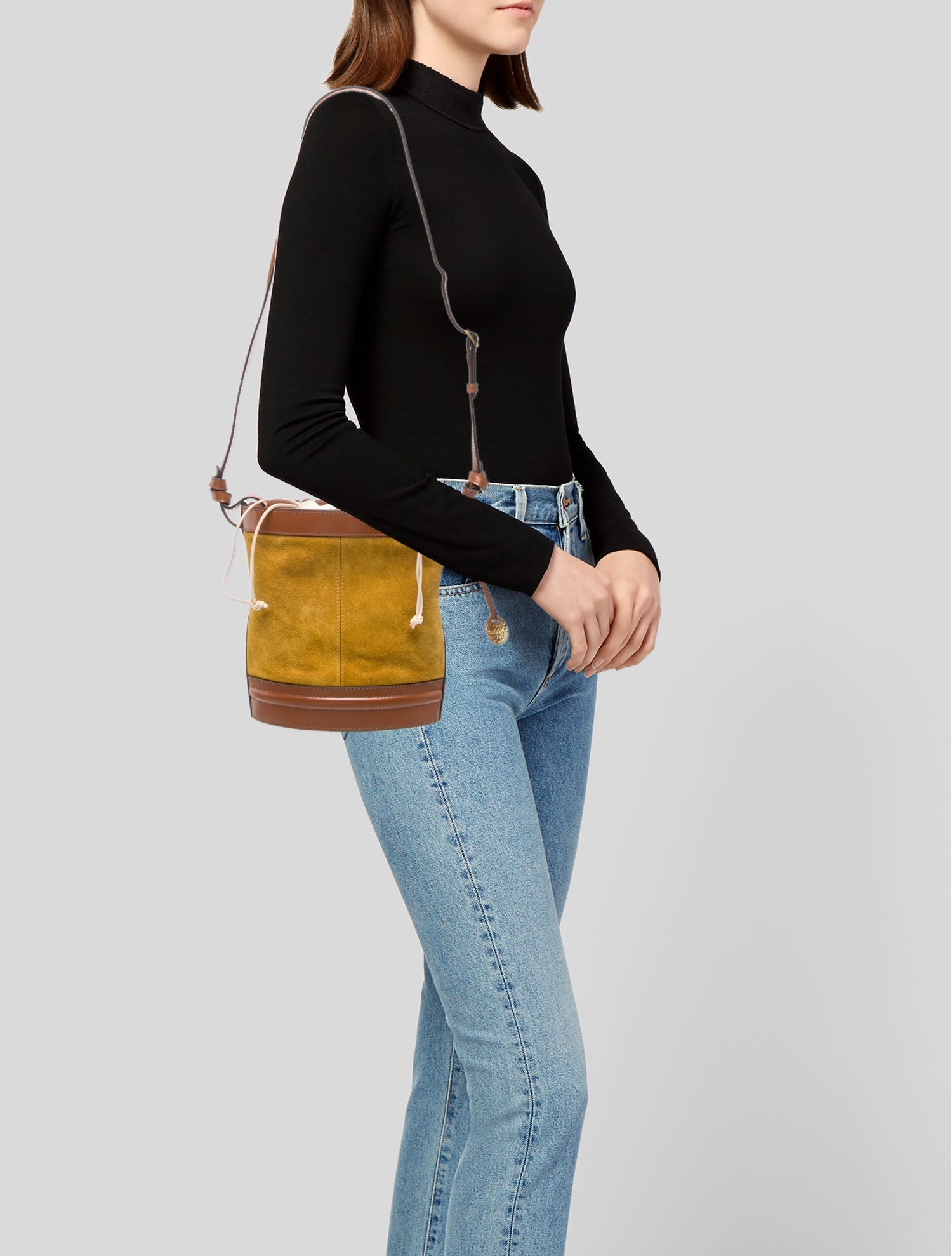 Staud Suede Bucket Bag