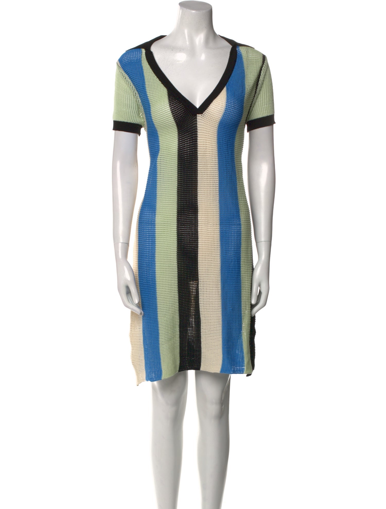 Staud Striped Mini Dress