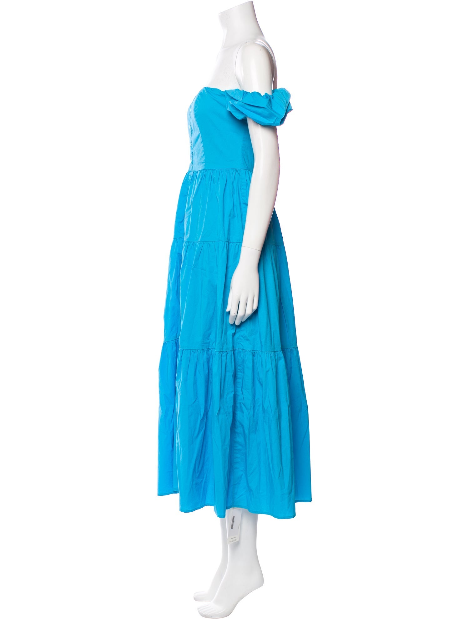 Staud Off-The-Shoulder Long Dress