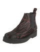 Staud Ponyhair Animal Print Chelsea Boots