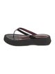 Staud Leather Flip Flops