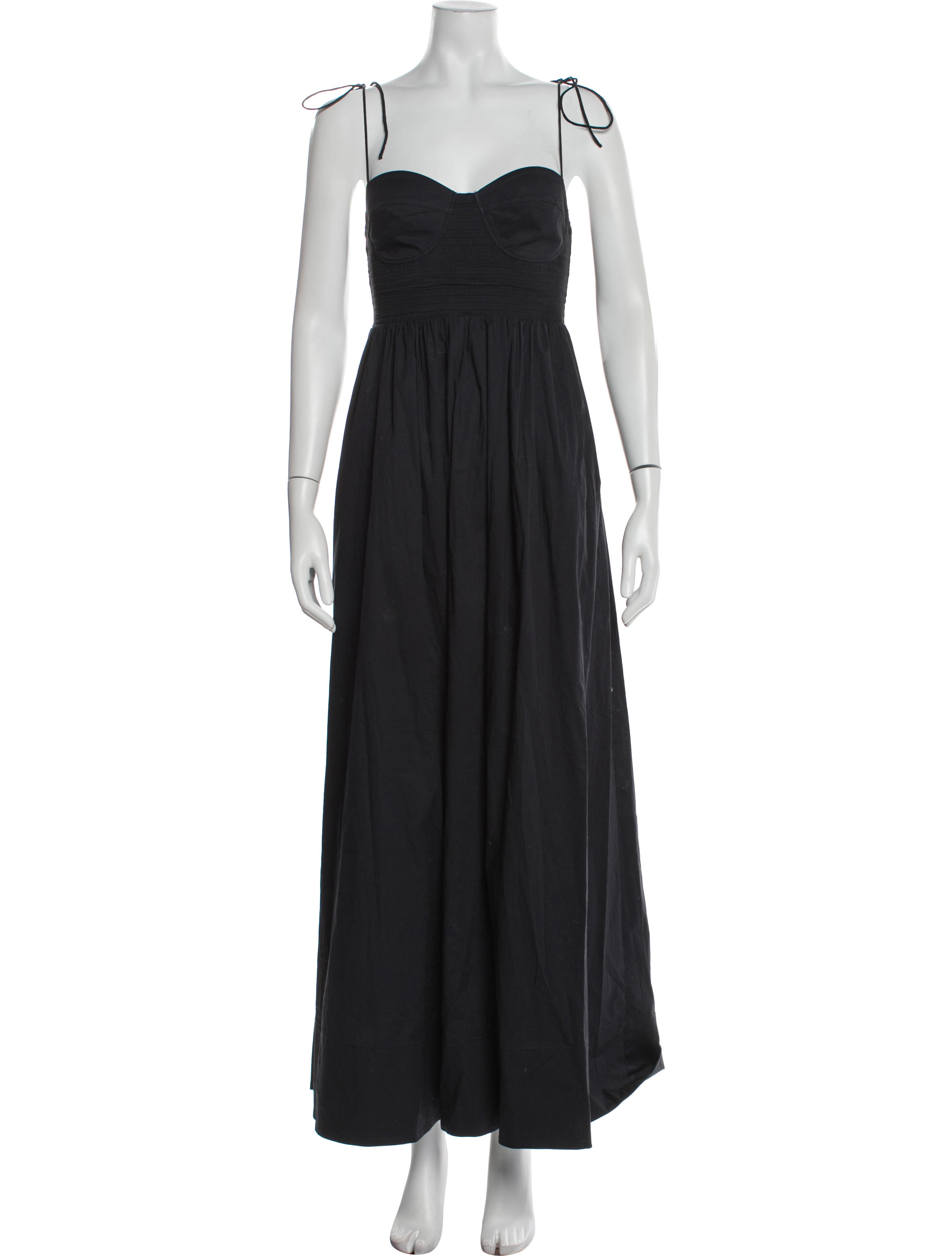 Staud Silk Long Dress