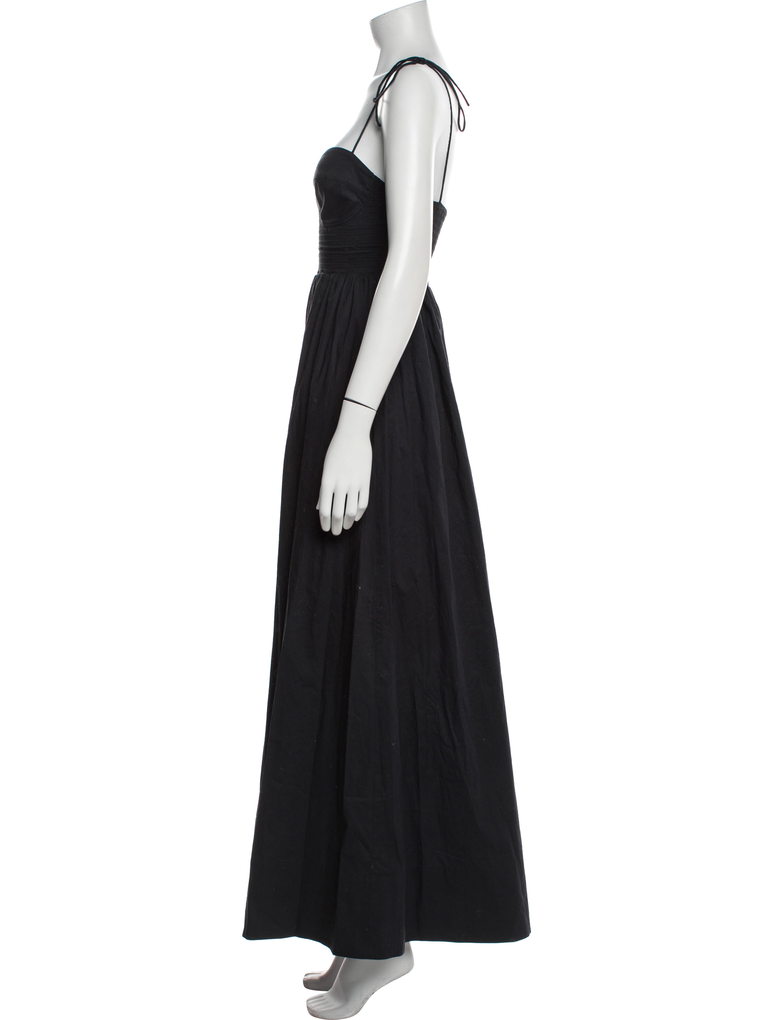 Staud Silk Long Dress