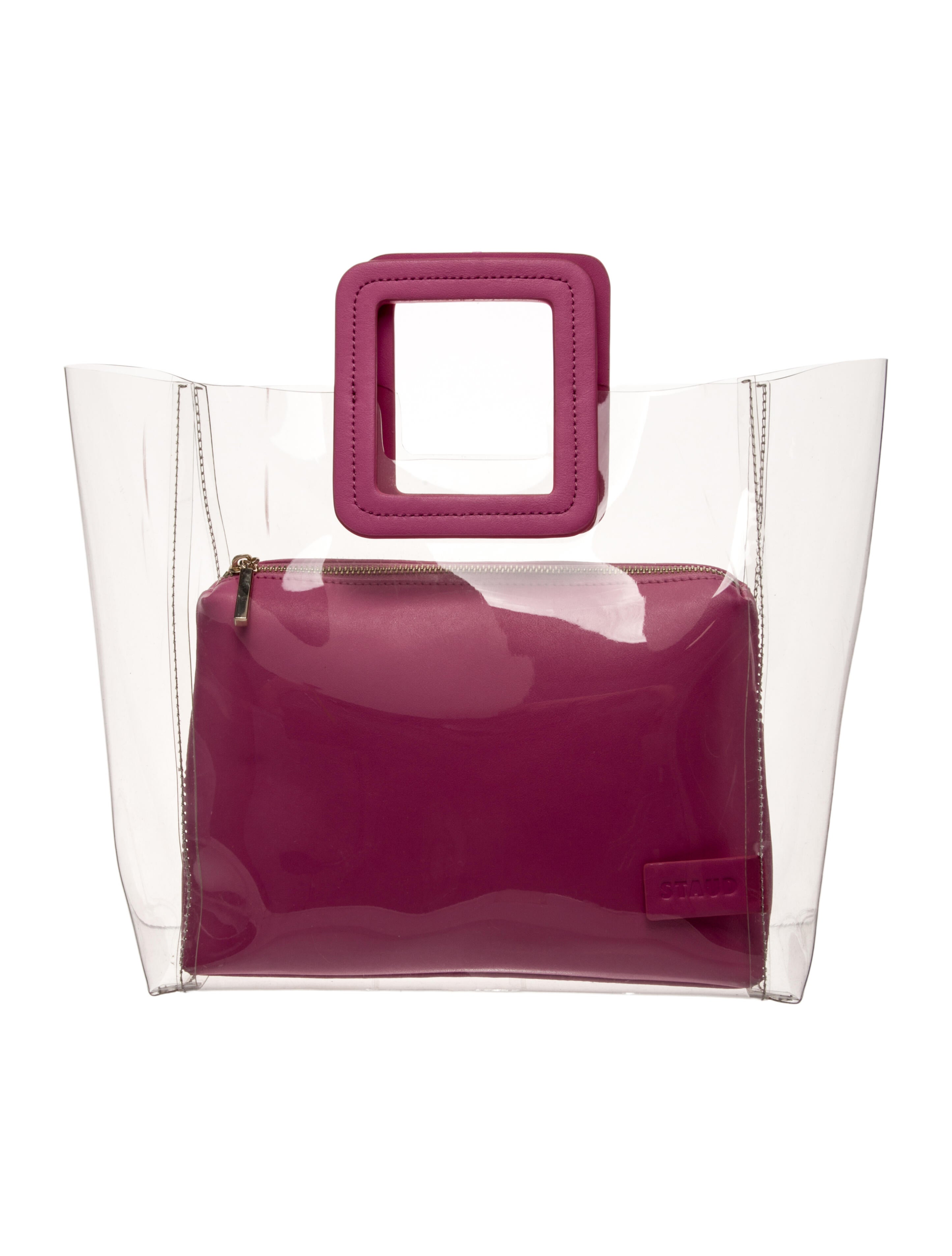Staud PVC Top Handle Bag