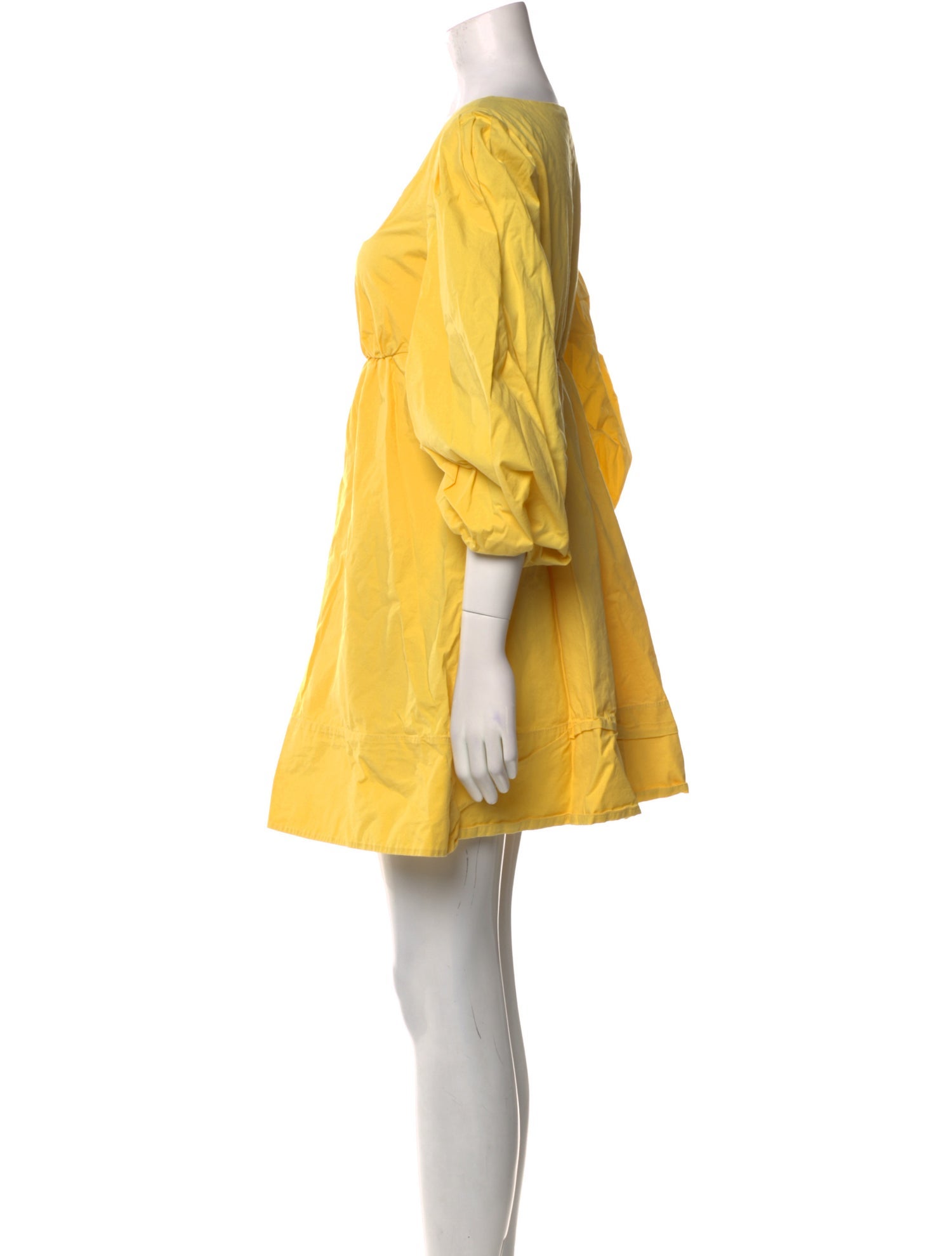 Staud Square Neckline Mini Dress