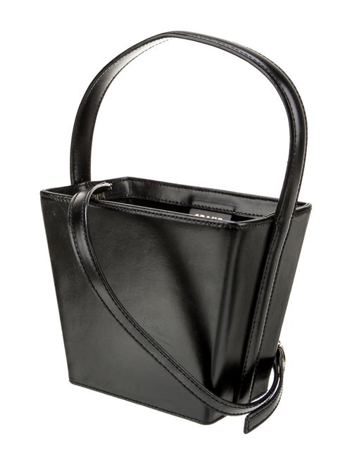 Staud Leather Top Handle Bag